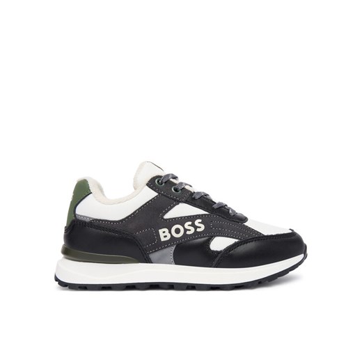 BOSS Sneakersy J52560 M Czarny ze sklepu MODIVO w kategorii Buty sportowe dziecięce - zdjęcie 186345546