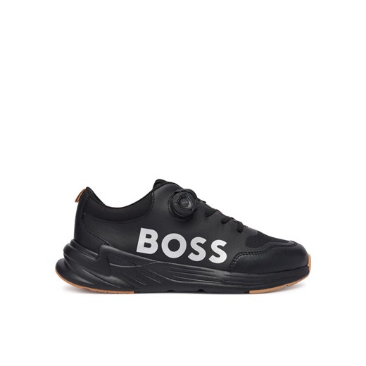 BOSS Sneakersy J52566 S Czarny ze sklepu MODIVO w kategorii Buty sportowe dziecięce - zdjęcie 186345565