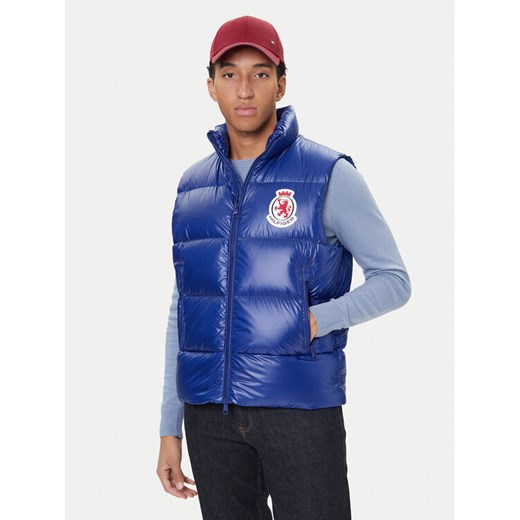 Tommy Hilfiger Kamizelka MW0MW41514 Niebieski Regular Fit ze sklepu MODIVO w kategorii Kamizelki męskie - zdjęcie 186345637