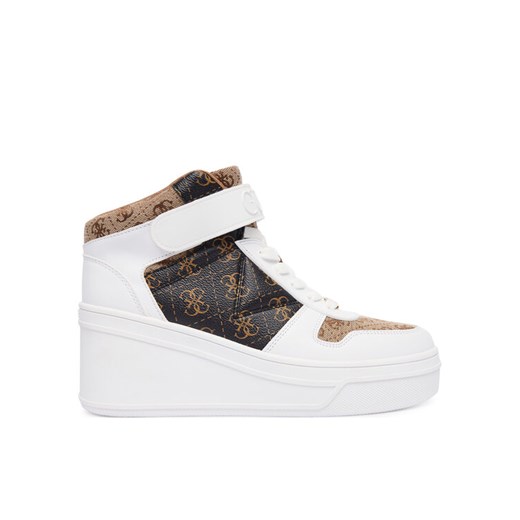 Guess Sneakersy FLFRUK FAL12 Beżowy ze sklepu MODIVO w kategorii Buty sportowe damskie - zdjęcie 186345648