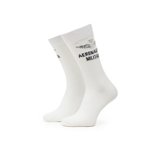 Aeronautica Militare Skarpety długie 251CZ010L499 Biały ze sklepu MODIVO w kategorii Skarpetki męskie - zdjęcie 186345649