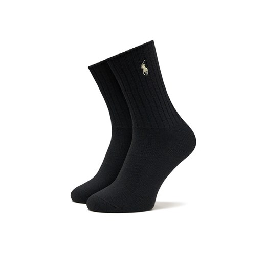 Polo Ralph Lauren Skarpety długie 455846847012 Czarny ze sklepu MODIVO w kategorii Skarpetki damskie - zdjęcie 186345717