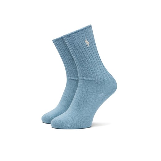 Polo Ralph Lauren Skarpety długie 455921921001 Niebieski ze sklepu MODIVO w kategorii Skarpetki damskie - zdjęcie 186345767