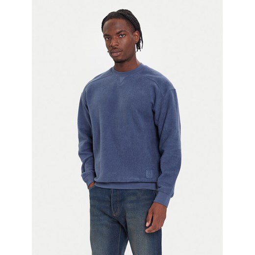 United Colors Of Benetton Bluza 3NMEU109T Granatowy Regular Fit ze sklepu MODIVO w kategorii Bluzy męskie - zdjęcie 186345787