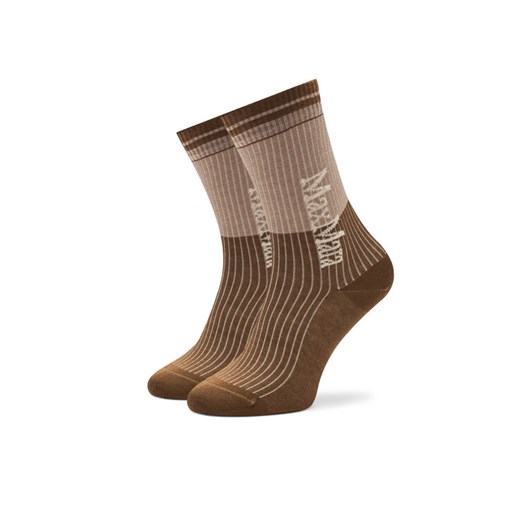 Max Mara Leisure Skarpety długie Gabarra 2426556018 Beżowy S_M MODIVO