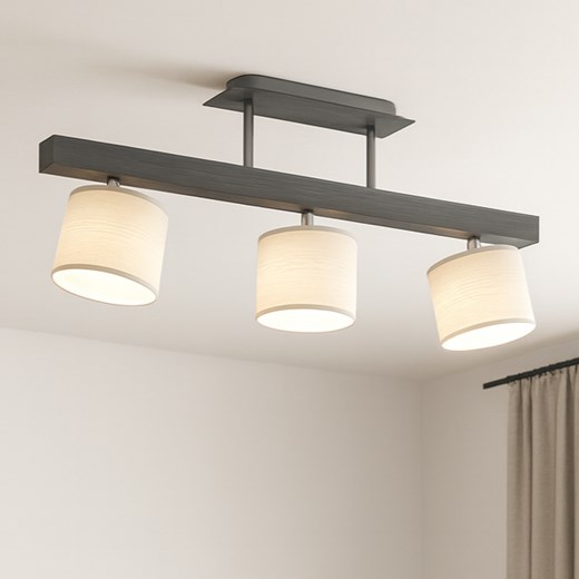 Plafon drewniany HOLLYWOOD lampa sufitowa 3 punktowa regulowana - id: 8955 - marki Ciekot Partners Sp. Z O. O. - 186350216 Plafon drewniany HOLLYWOOD lampa sufitowa 3 punktowa regulowana ze sklepu Lysne w kategorii Lampy wiszące - zdjęcie 186350216