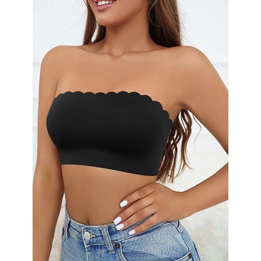 Damski biustonosz bez ramiączek - Czarny S ze sklepu Intimica.pl w kategorii Biustonosze - zdjęcie 186354126