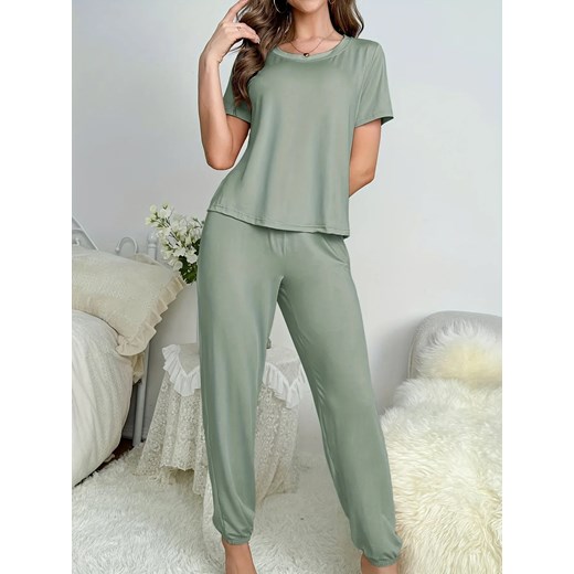 Zestaw damskiej odzieży domowej - Zielony S ze sklepu Intimica.pl w kategorii Piżamy damskie - zdjęcie 186371058
