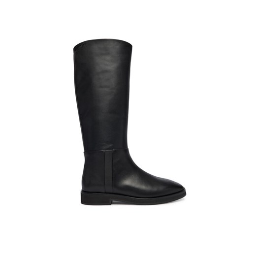 Kozaki Calvin Klein Formal Utk Boot Lth HW0HW02599 Czarny ze sklepu eobuwie.pl w kategorii Kozaki damskie - zdjęcie 186371599