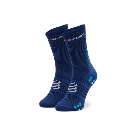 Skarpety długie Compressport Pro Racing Socks V4.0 Run High XU00046B_533 Granatowy ze sklepu eobuwie.pl w kategorii Skarpetki męskie - zdjęcie 186371609