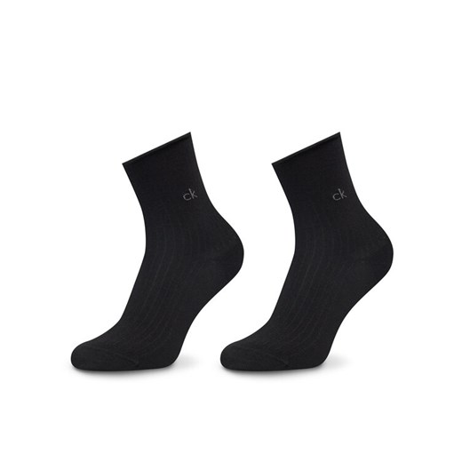 Skarpety długie Calvin Klein 701229681 Czarny ze sklepu eobuwie.pl w kategorii Skarpetki damskie - zdjęcie 186371687