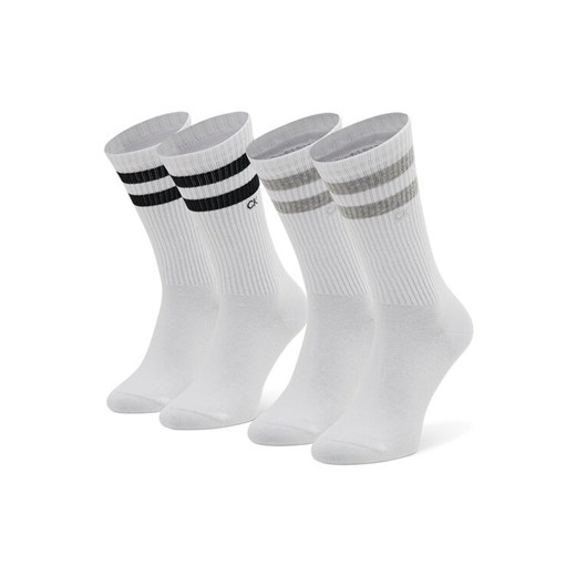 Skarpety długie Calvin Klein 701218711 Biały ze sklepu eobuwie.pl w kategorii Skarpetki męskie - zdjęcie 186371815
