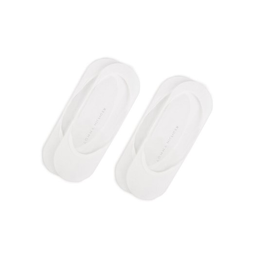 Stopki Tommy Hilfiger 353006001 Biały ze sklepu eobuwie.pl w kategorii Skarpetki damskie - zdjęcie 186371916