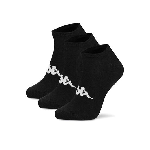 Skarpety krótkie Kappa Z4441 AW24 (3-PACK) Czarny ze sklepu eobuwie.pl w kategorii Skarpetki damskie - zdjęcie 186371918