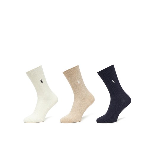 Skarpety długie Polo Ralph Lauren 455923551003 Kolorowy ze sklepu eobuwie.pl w kategorii Skarpetki damskie - zdjęcie 186371959