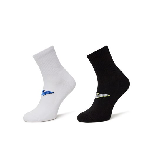 Skarpety krótkie Emporio Armani EM000540 AF12299 MC001 Czarny ze sklepu eobuwie.pl w kategorii Skarpetki męskie - zdjęcie 186372237