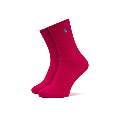 Skarpety długie Polo Ralph Lauren 455846847010 Różowy ze sklepu eobuwie.pl w kategorii Skarpetki damskie - zdjęcie 186372358