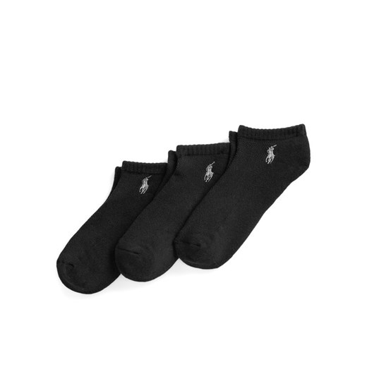 Skarpety krótkie Polo Ralph Lauren 455972885001 Czarny ze sklepu eobuwie.pl w kategorii Skarpetki męskie - zdjęcie 186372367