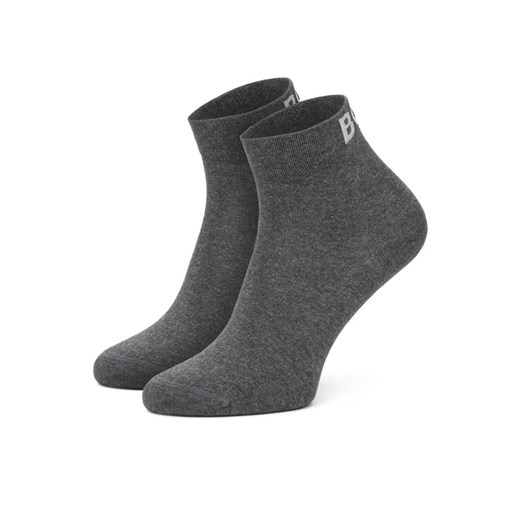 Skarpety długie BOSS 2P SH Logo CC 50502066 Szary ze sklepu eobuwie.pl w kategorii Skarpetki damskie - zdjęcie 186372385