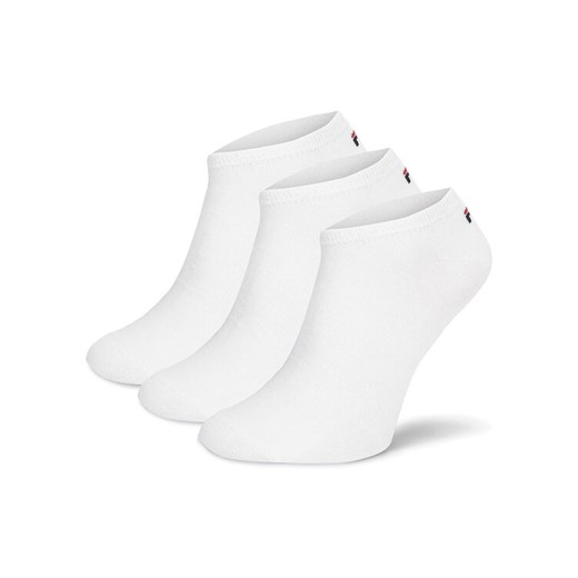 Skarpety krótkie Fila F9100-AW24 (3-pack) Biały ze sklepu eobuwie.pl w kategorii Skarpetki męskie - zdjęcie 186372405