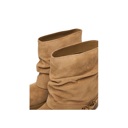 Botki MICHAEL Michael Kors Colby 40F5COFE5S Beżowy Michael Michael Kors 37 eobuwie.pl