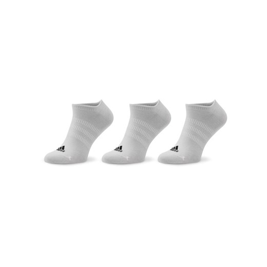 adidas Stopki Thin and Light No-Show Socks 3 Pairs HT3463 Biały ze sklepu MODIVO w kategorii Skarpetki męskie - zdjęcie 186375408