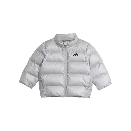 adidas Kurtka zimowa Glam JM8870 Szary Regular Fit ze sklepu MODIVO w kategorii Kombinezony i kurtki - zdjęcie 186375457
