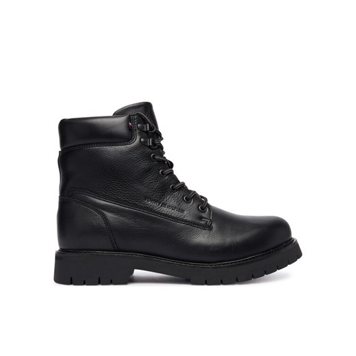 Tommy Hilfiger Trapery Flex Th Outdoor Rs FM0FM05600 Czarny ze sklepu MODIVO w kategorii Buty zimowe męskie - zdjęcie 186375458