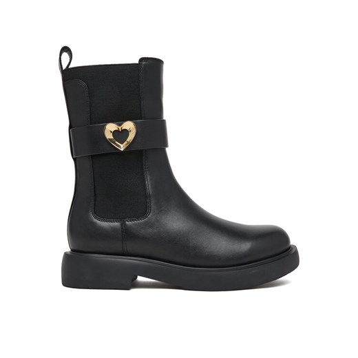 LOVE MOSCHINO Botki JA24044G0NIA0000 Czarny ze sklepu MODIVO w kategorii Botki - zdjęcie 186375557