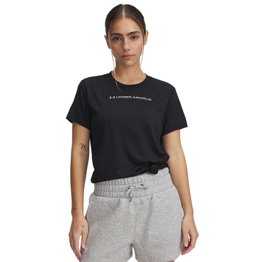 Under Armour Koszulka sportowa w kolorze czarnym ze sklepu Limango Polska w kategorii Bluzki damskie - zdjęcie 186376357