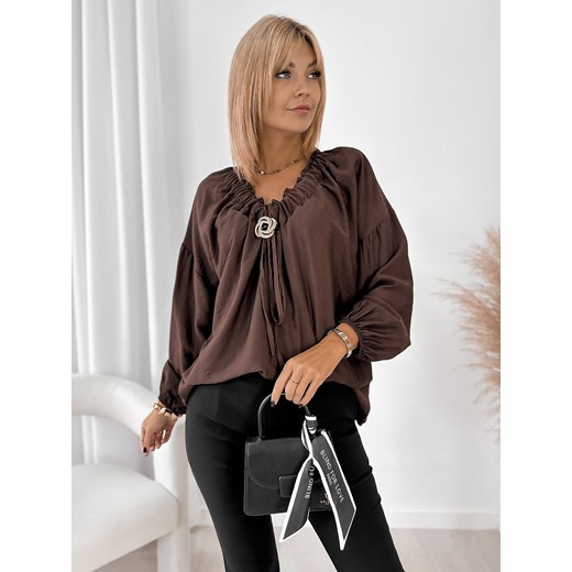 bluzka dorian brązowa one size ONE SIZE UBRA