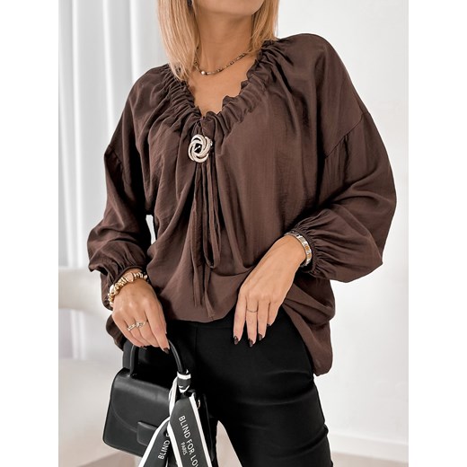 bluzka dorian brązowa one size ONE SIZE UBRA