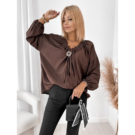 bluzka dorian brązowa one size ONE SIZE UBRA