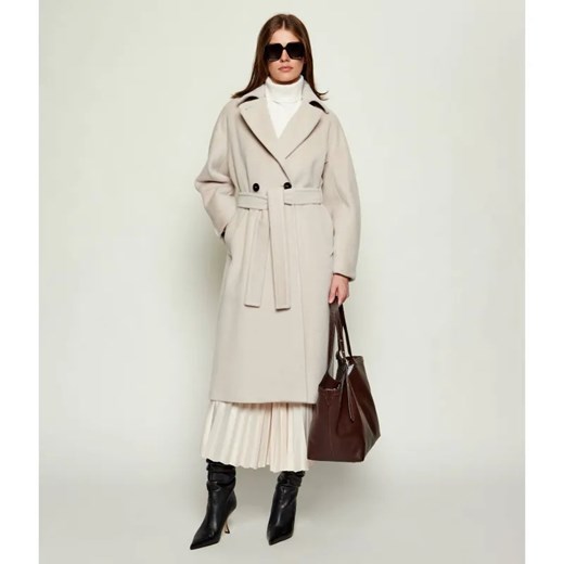 Marella Wełniany płaszcz ENGLISH ze sklepu Gomez Fashion Store w kategorii Płaszcze damskie - zdjęcie 186378197