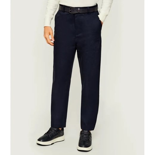 HUGO Spodnie chino Genar253 | Slim Fit ze sklepu Gomez Fashion Store w kategorii Spodnie męskie - zdjęcie 186378247
