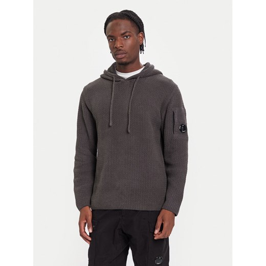 C.P. Company Sweter 19CMKN018A005558G Szary Relaxed Fit ze sklepu MODIVO w kategorii Swetry męskie - zdjęcie 186379007