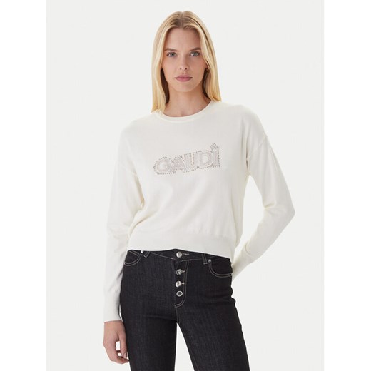 Gaudi Sweter 521BD53023 Beżowy Regular Fit ze sklepu MODIVO w kategorii Swetry damskie - zdjęcie 186379037