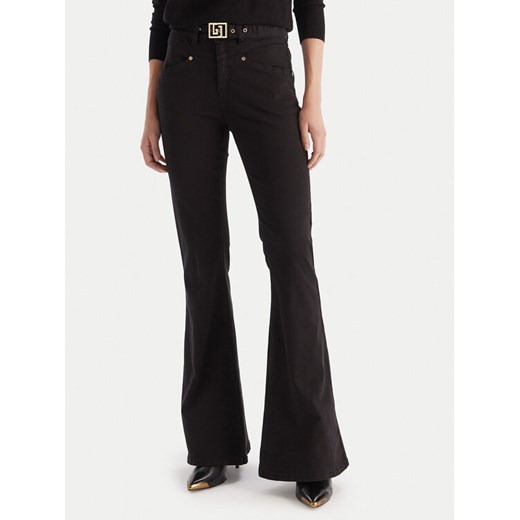 Gaudi Jeansy 521BD25005 Czarny Flare Fit ze sklepu MODIVO w kategorii Jeansy damskie - zdjęcie 186379106