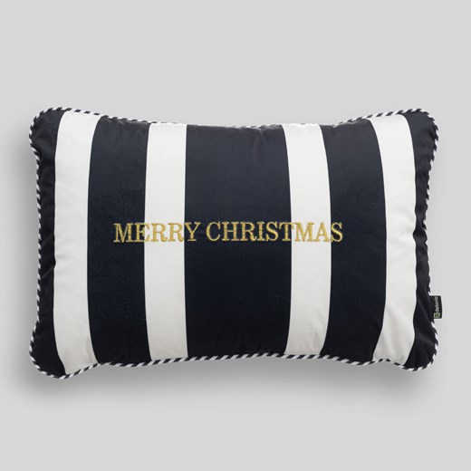 Poszewka na poduszkę Black & White Noel 60x40 cm ze sklepu dekoria.pl w kategorii Dekoracje bożonarodzeniowe - zdjęcie 186379997