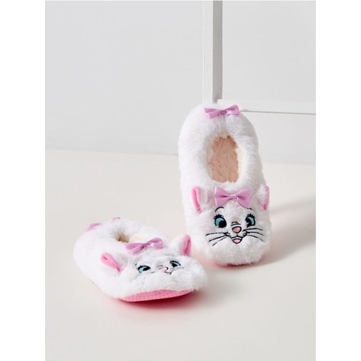 Sinsay - Kapcie The Aristocats - biały - id: 262EY-00X - marki Sinsay - 186380679 Sinsay - Kapcie The Aristocats - biały ze sklepu Sinsay w kategorii Kapcie dziecięce - zdjęcie 186380679