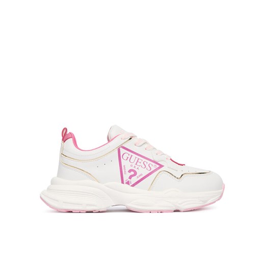 Sneakersy Guess J5BZ50 WO120 Biały ze sklepu eobuwie.pl w kategorii Buty sportowe dziecięce - zdjęcie 186380746