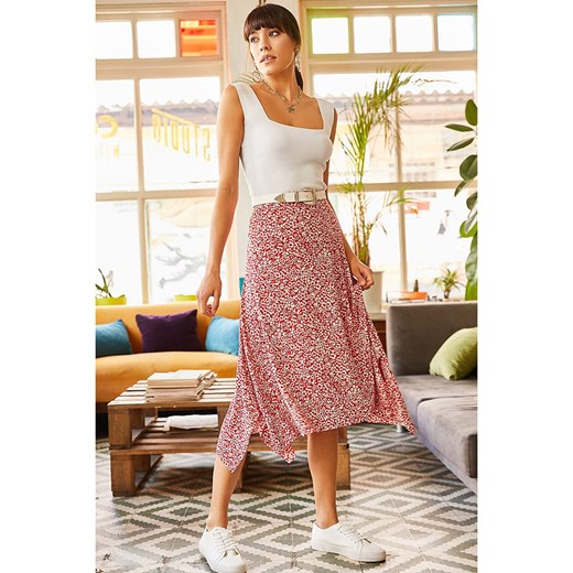 Olalook Spódnica w kolorze czerwono-białym ze sklepu Limango Polska w kategorii Spódnice - zdjęcie 186381116