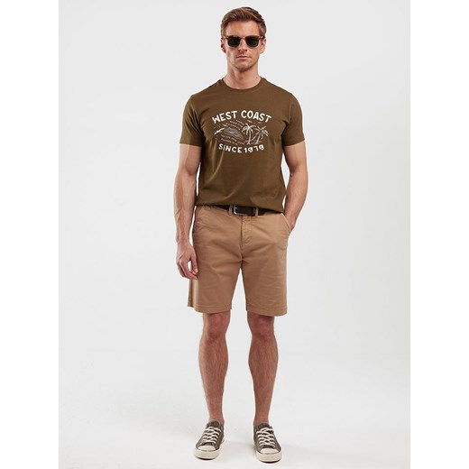 BIG STAR Koszulka &quot;Reddrez&quot; w kolorze brązowym ze sklepu Limango Polska w kategorii T-shirty męskie - zdjęcie 186381297