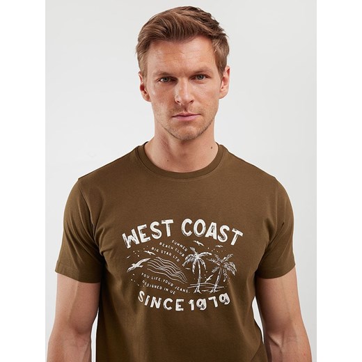 BIG STAR Koszulka &quot;Reddrez&quot; w kolorze brązowym XL Limango Polska promocja