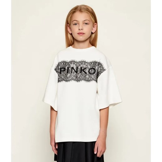 Pinko UP T-shirt | Oversize fit ze sklepu Gomez Fashion Store w kategorii Bluzki dziewczęce - zdjęcie 186381316