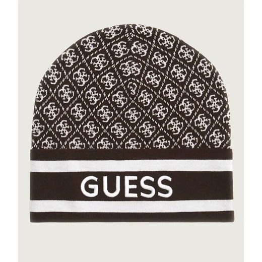 GUESS Czapka SEVYN | z dodatkiem wełny ze sklepu Gomez Fashion Store w kategorii Czapki zimowe damskie - zdjęcie 186381475