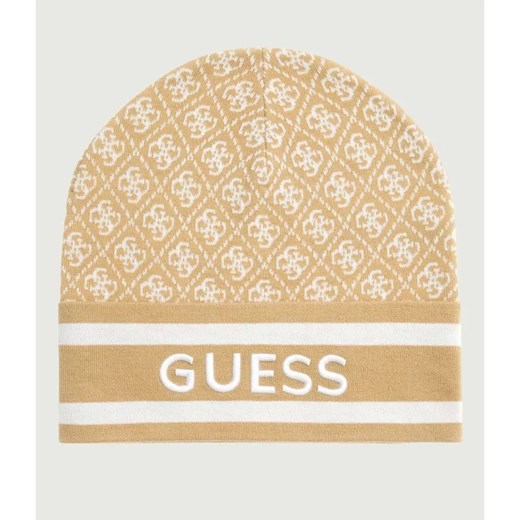 GUESS Czapka SEVYN | z dodatkiem wełny ze sklepu Gomez Fashion Store w kategorii Czapki zimowe damskie - zdjęcie 186381476