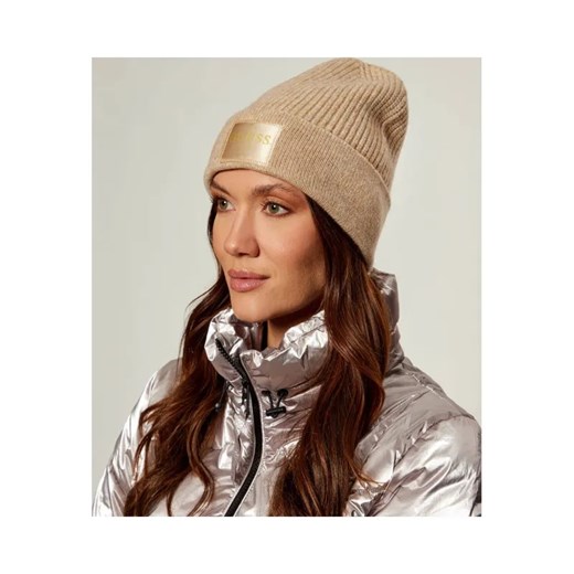 Guess Wełniana czapka BRENTON | z dodatkiem kaszmiru ze sklepu Gomez Fashion Store w kategorii Czapki zimowe damskie - zdjęcie 186381485