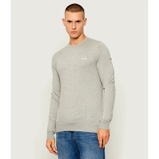 GUESS Sweter DANIEL | Slim Fit | z dodatkiem jedwabiu ze sklepu Gomez Fashion Store w kategorii Swetry męskie - zdjęcie 186381568