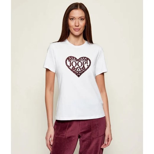 Joop! T-shirt Tita | Slim Fit ze sklepu Gomez Fashion Store w kategorii Bluzki damskie - zdjęcie 186381638